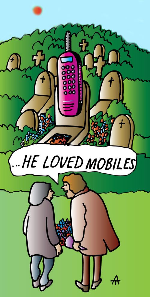 'He loved mobiles.'