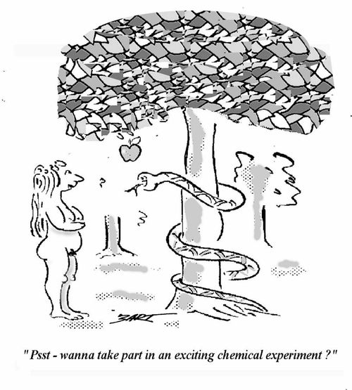 'Psst - wanna take part in an exciting chemical experiment?'