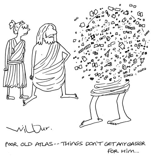 'Poor old Atlas - things don't get any easier for him
