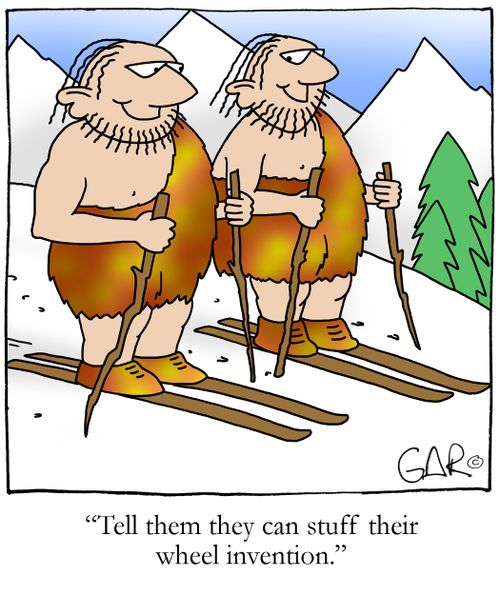 Tell them they can stuff their wheel invention