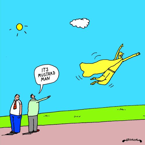 'It's mustard man'