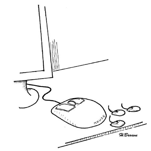A computer mouse's offspring.