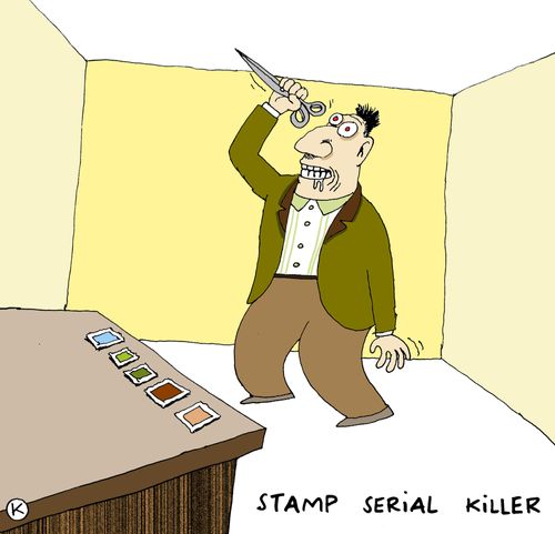 Stamp serial killer