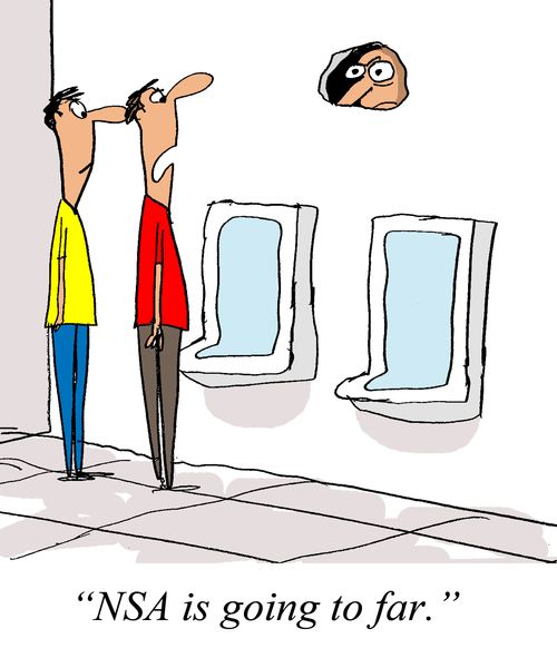 'NSA is going too far.'