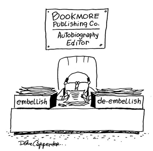Bookmore Publishing Co. Autobiography Editor - Embellish and De-Embellish.