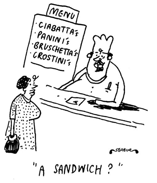 'A sandwich?'