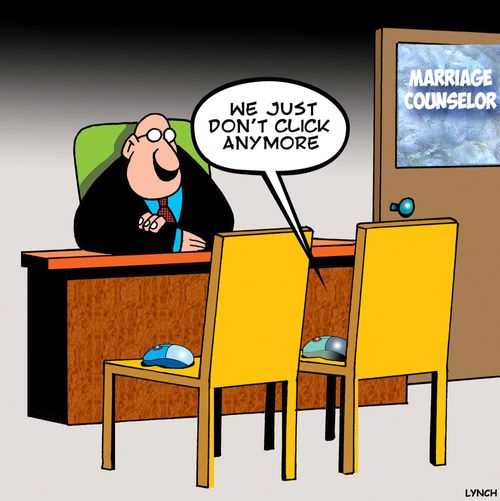 'We just don't click anymore.'
