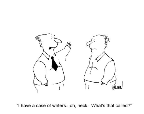 'I have a case of...oh, heck. What's that called?'