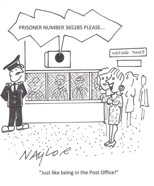'Just like being in the Post Office!'