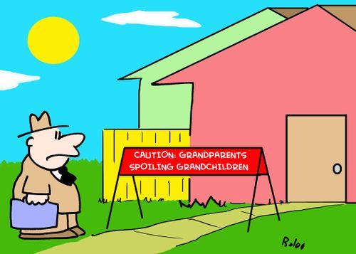 Caution - Grandparents Spoiling Grandchildren.