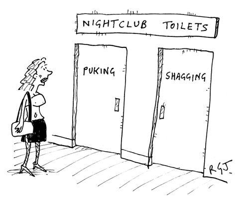 Nightclub toilets - pukingshagging.
