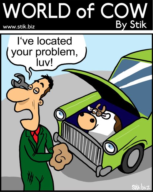 I've located your problem, luv!