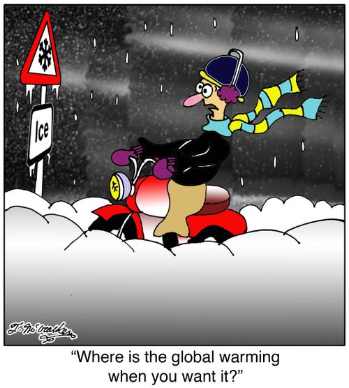 'Where is the global warming when you want it?'