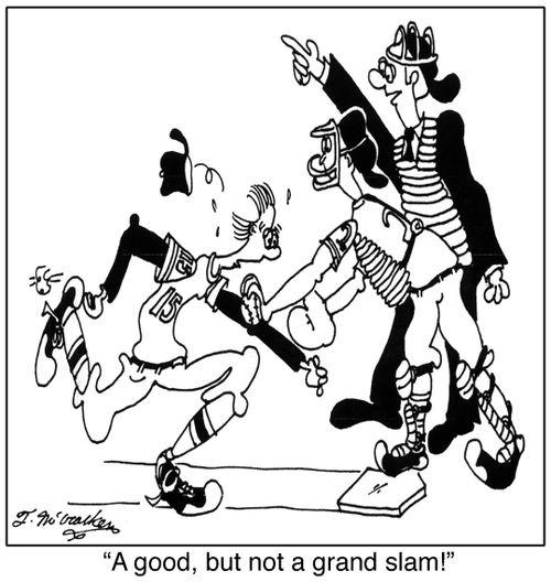 'A good, but not a grand slam!'