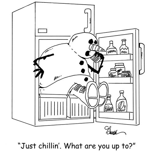 'Just chillin'. What are you up to?'
