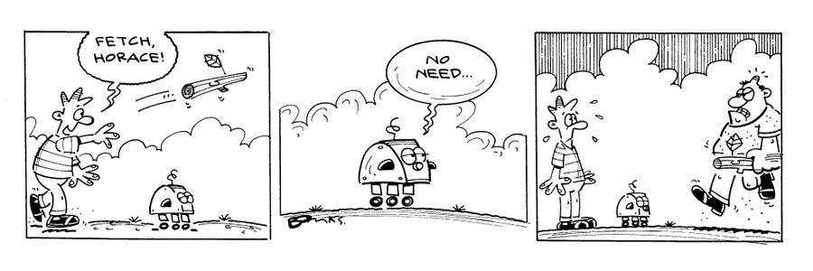 Nethead strip: Playing fetch with Cyberpet #2