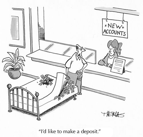 'I'd like to make a deposit.'