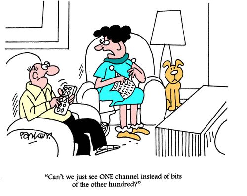 'Can't we just see one channel instead of bits of the other hundred?'
