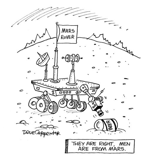 Mars Rover - 'They are right, men are from mars.'