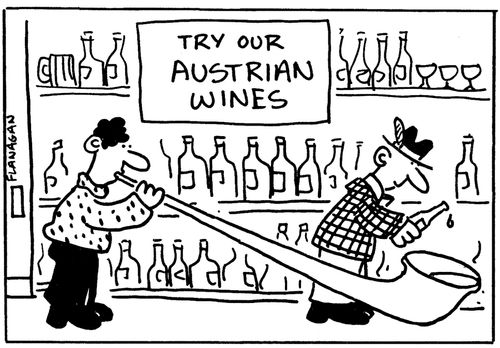 "Try our Austrian wines."