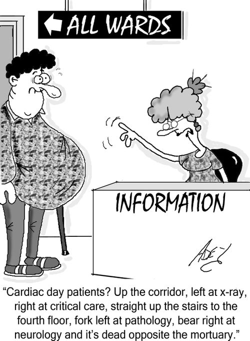 "Cardiac day patients?"