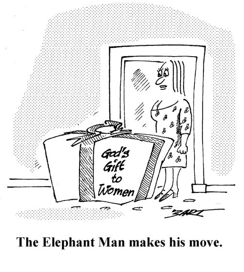 The Elephant Man makes his move.