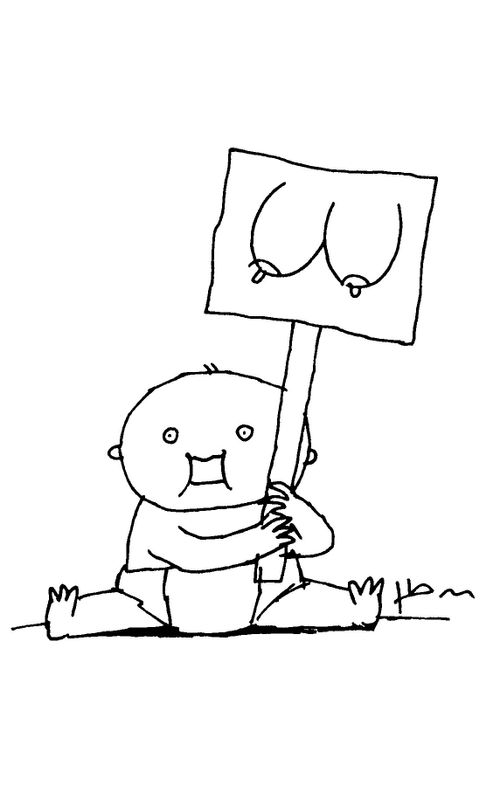 Baby Advertising for Milk.