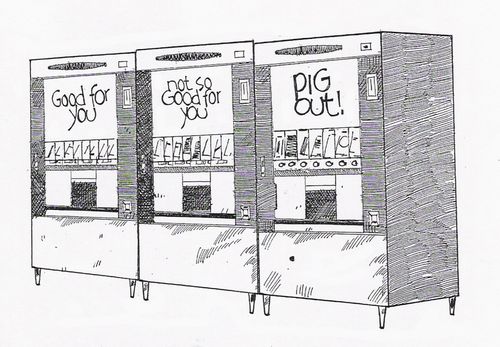 Vending Machine Pig Out.