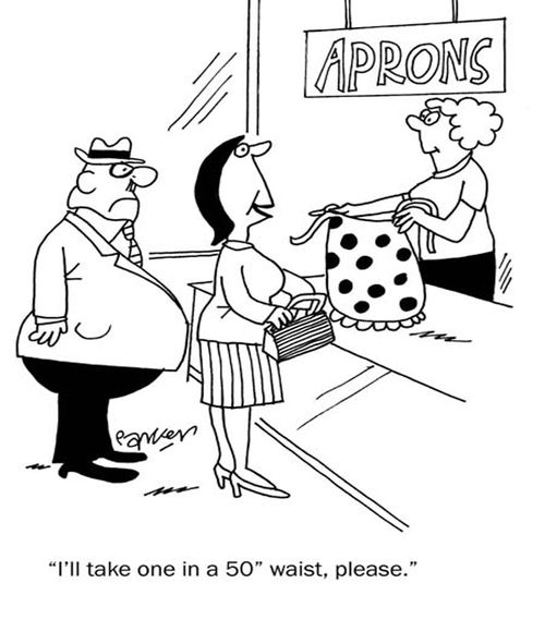 'I'll take one in a 50' waist,please.'