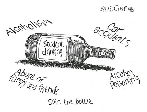 Spin the Bottle on Student Drinking