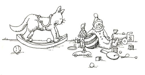 101 uses of a dead cat: rocking horse