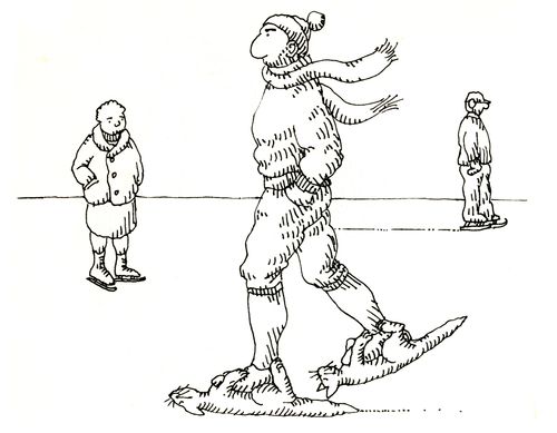 101 uses of a dead cat: ice skates