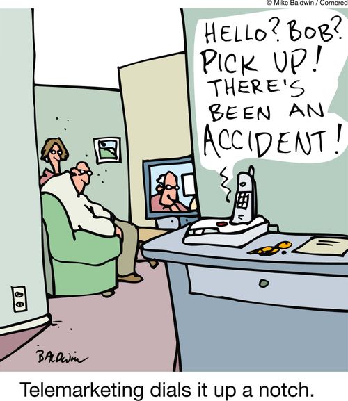 Telemarketing dials it up a notch.