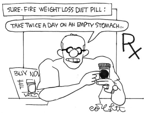 Sure-fire weight loss diet pill: ' Take twice a day on an empty stomach...'