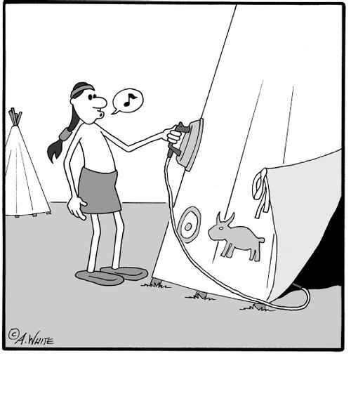 Indian Ironing Teepee.
