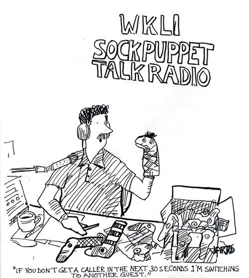 'If you don't get a caller in the next 30 seconds I'm switching to another guest.'