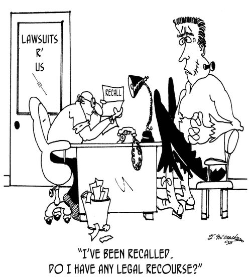 'I've been recalled. Do I have any legal recourse?'