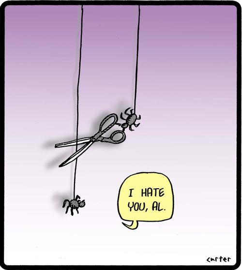 'I hate you, Al.'