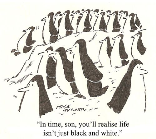 Life isn't just black and white.