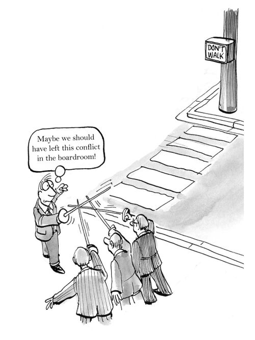 'Maybe we should have left this conflict in the boardroom.'