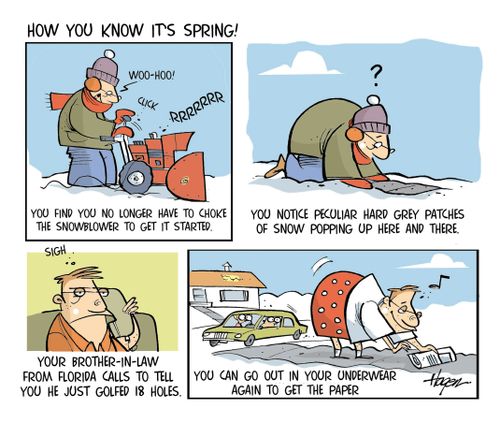 How You Know It's Spring...