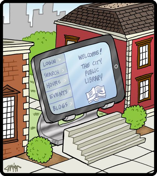 Tablet library.