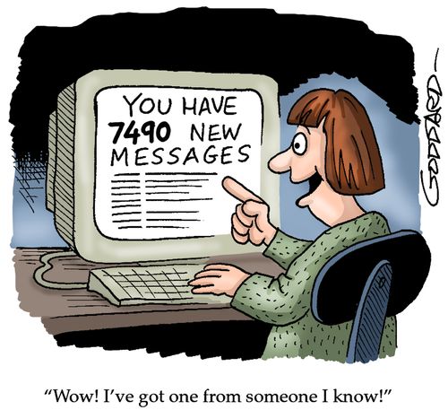 'Wow! I've got one from someone I know!'
