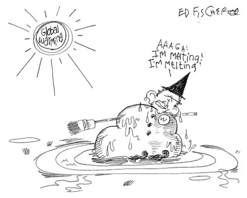'Aaaga! I'm melting! I'm melting!'