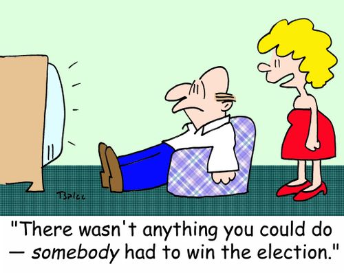 'There wasn't anything you could do -- somebody had to win the election.'