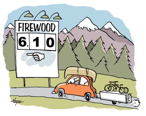 Camping.