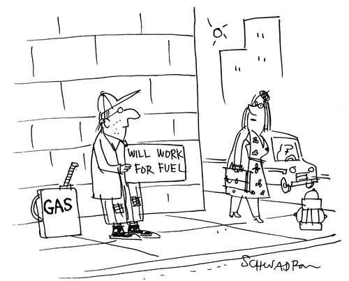 Will work for fuel.
