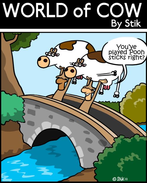 'You've played Pooh sticks right?'