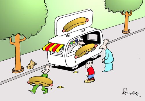 Big hotdog.