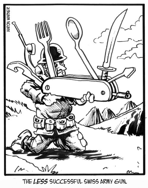 The Less Successful Swiss Army Gun.